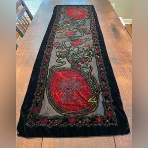 Long statement scarf.